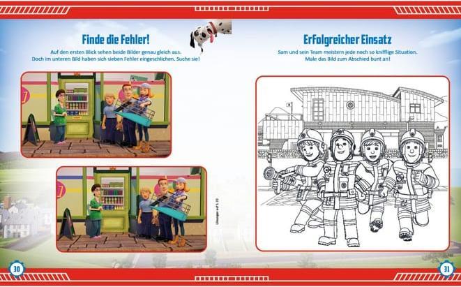 Image du produit Panini Sam le Pompier : 500 autocollants - Stickers - Enigmes - Coloriage