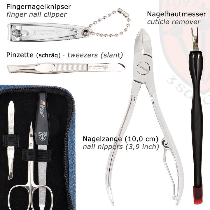 Image du produit Drei Schwerter 6-teiliges Maniküreset Torino