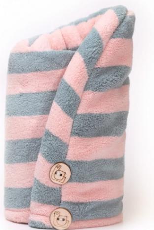 Produktbild Nacomi Trust My Sister - Microfiber hair towel Pink-Grey
