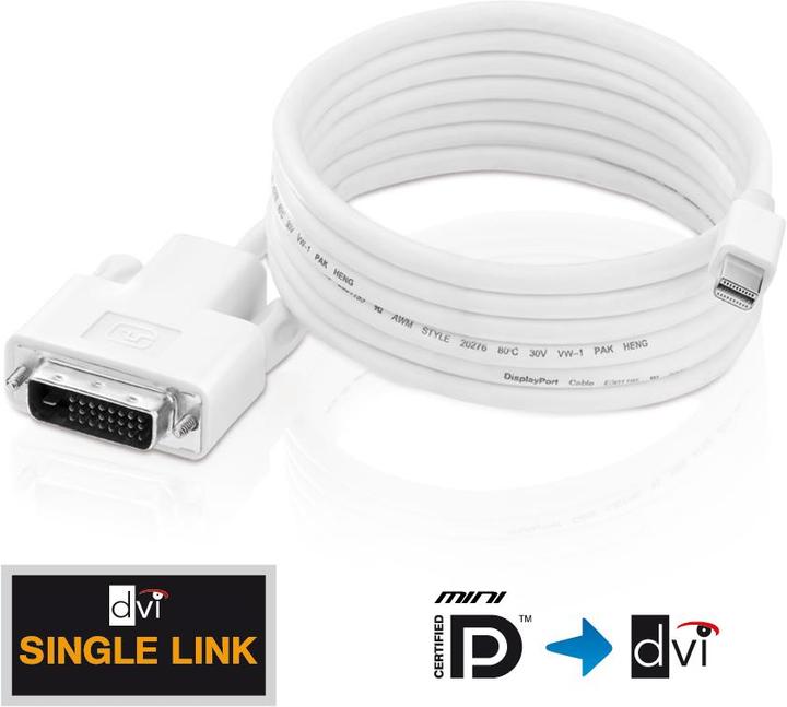 Actual product image Purelink Mini DisplayPort| Thunderbolt — DVI (1.50 m, DisplayPort, DVI)