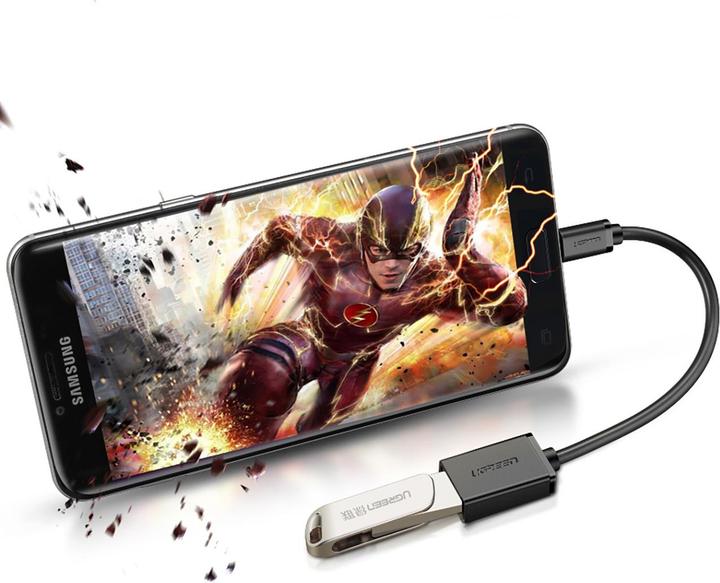 Produktbild Ugreen Micro USB 2.0 OTG Adapter Cable (0.10 m, USB 2.0)
