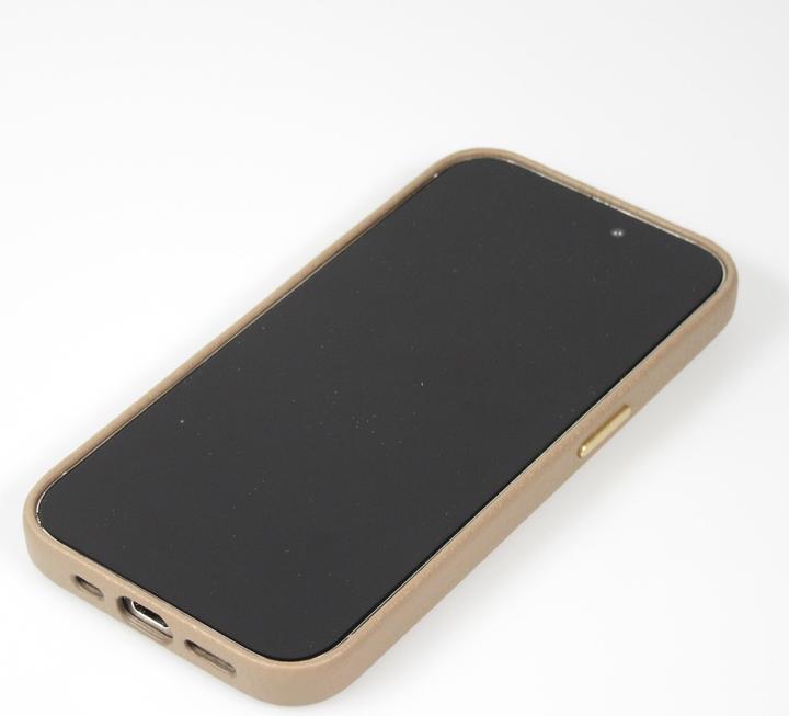 Image du produit PhoneLook Coque Cuir de veau luxe grainé intégral avec boutons métalliques et MagSafe (Apple iPhone 14 Pro Max)