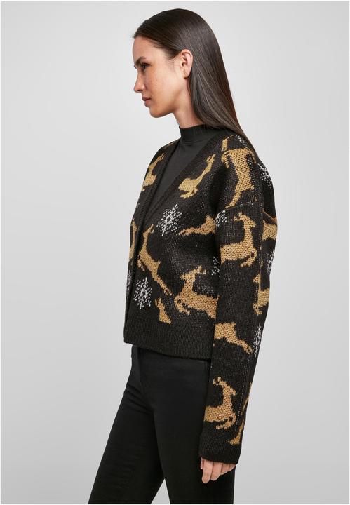 Image du produit Urban Classics Cardigan de Noël court et surdimensionné pour femmes (M)