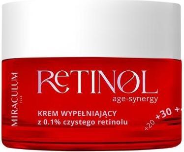 Immagine prodotto MIRACULUM Age-Synergy Retinol krem aktywizujący do twarzy na noc z 0.1% czystego retinolu 50ml (50 ml, Crema notte)