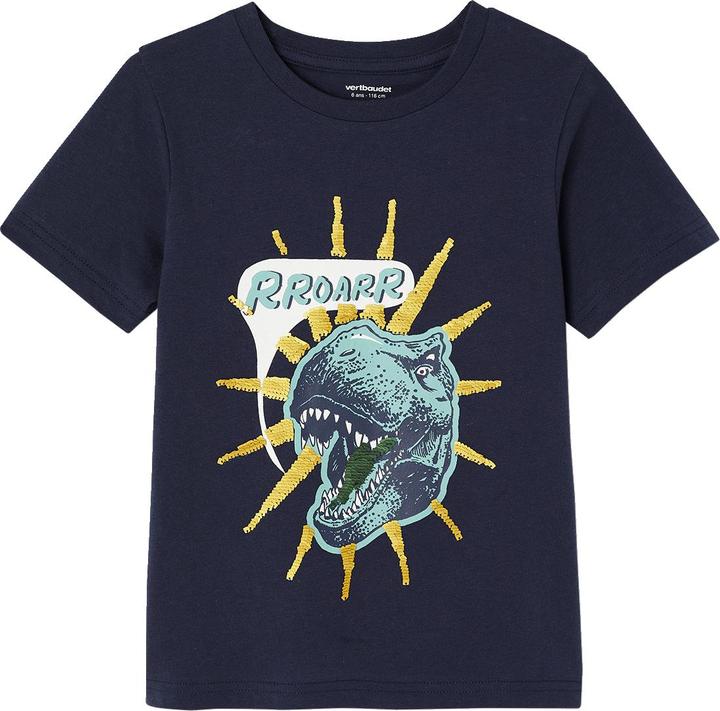 Actual product image Vertbaudet Jungen T-Shirt mit Wende-Pailletten (152)