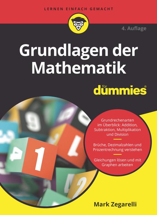 Produktbild Grundlagen der Mathematik für Dummies (Deutsch, Mark Zegarelli, 2024)