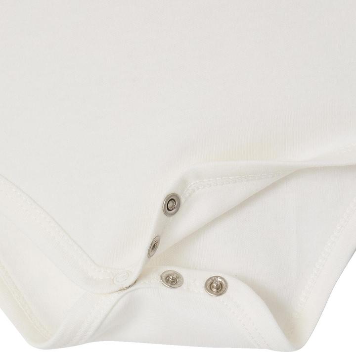 Actual product image Vertbaudet Bio-Kollektion: Baby Langarm-Body mit besticktem Kragen (80)