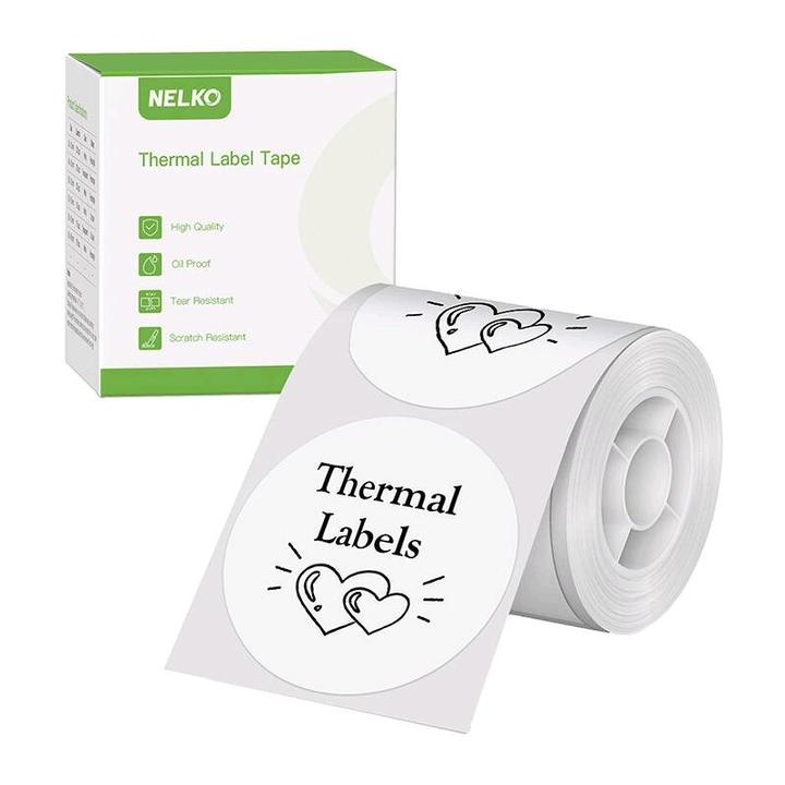 Immagine prodotto Nelko etichetta termica per la stampante di etichette PM220 (bianco, 50*50 mm)