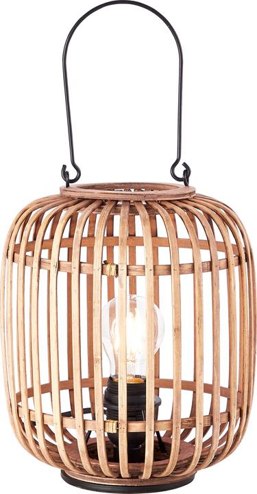 Produktbild Brilliant Woodrow E27 TL Tischleuchte mit Tragegriff (E27)