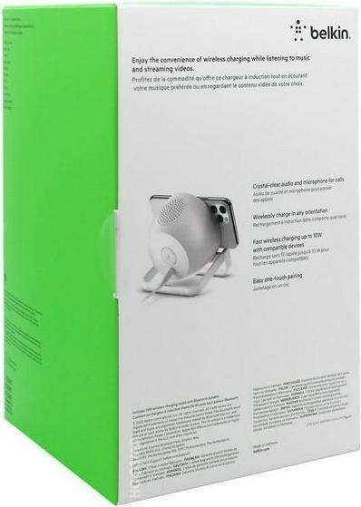 Actual product image Belkin BoostCharge 3-in-1 Wireless Charger + Ständer + Lautsprecher (10 W)