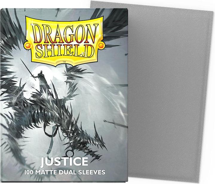 Image du produit Arcane Tinman Dragon Shield Dual Matte Sleeves (x100) - Justice