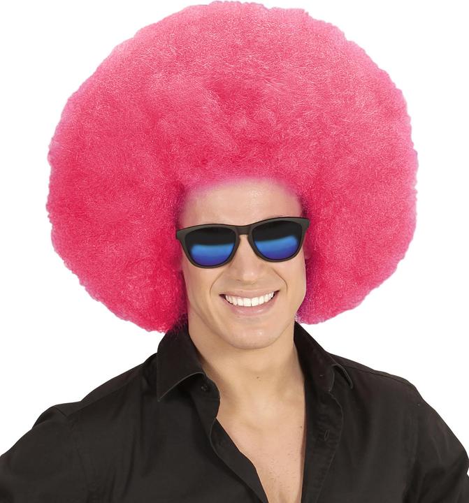 Produktbild Widmann Wuschel Perücke pink - Kostüm Perücke für Fasching