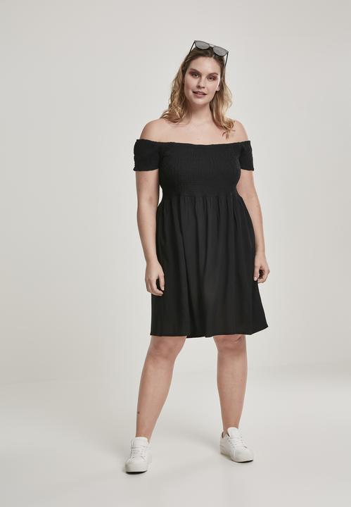 Produktbild Urban Classics Ladies Smoked Off Shoulder Dress (M)