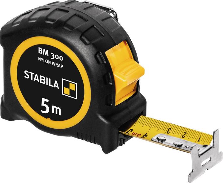 Stabila Taschenbandmass BM 300, metrische Skala (mm)