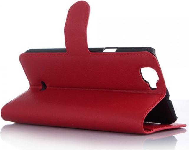 Produktbild MU Classic Litchi Leder Bookcover Series (Wiko Rainbow 4G)