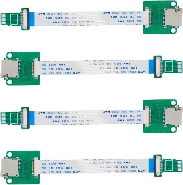 Arducam Set of 4 Micro SD to SD extension compatible with Raspberry Pi