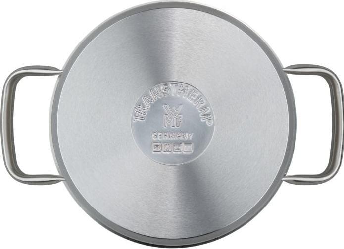 Produktbild WMF Kochtopf Fleischtopf Induktion 20cm Metalldeckel Gourmet Plus Edelstahl 18/10 (20 cm, Kochtopf, Edelstahl)