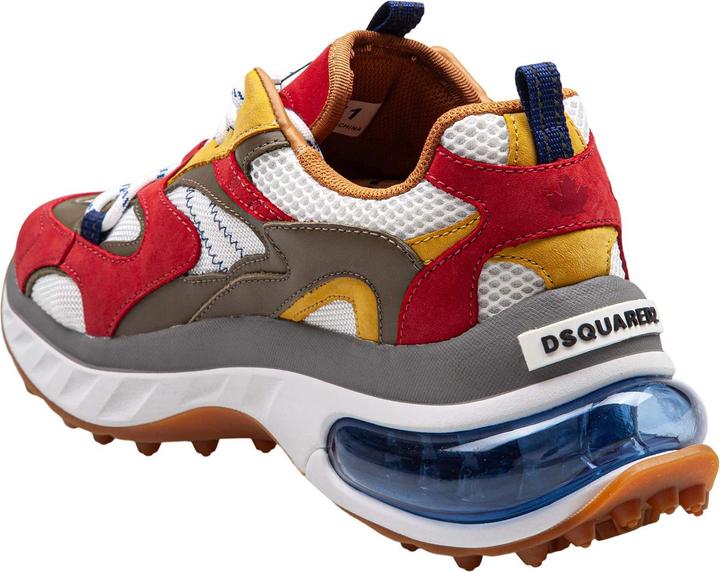 Actual product image Dsquared2 multicolor suede and mesh bubble sneakers (42)
