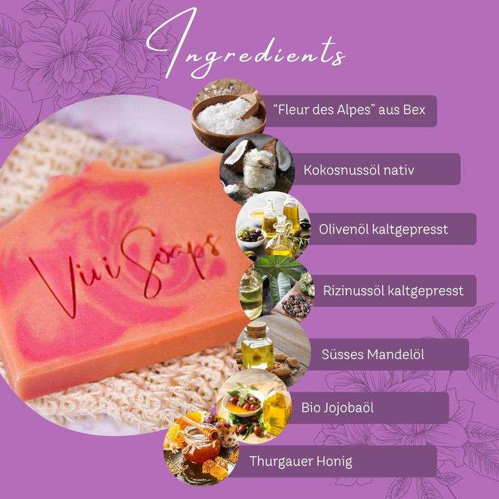 Image du produit Vivi Soaps Fleur des Alpes - Salzseife (Savon dur)