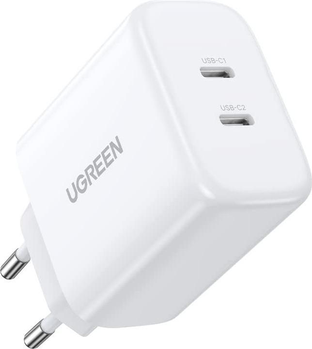 Produktbild Ugreen USB-C+USB-C 40W PD Wall Charger EU (40 W)