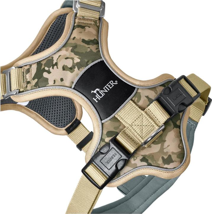Immagine prodotto Hunter Pettorina mimetica Divo per cani Beige M (M, Cane)