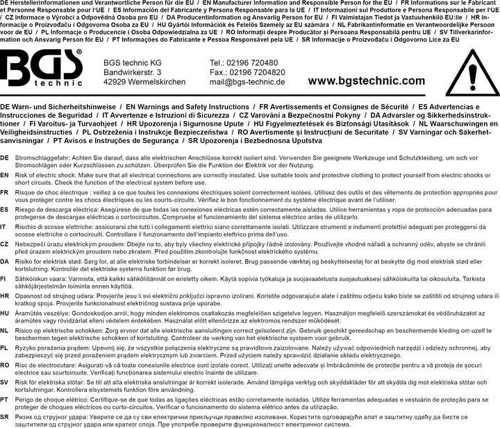 Actual product image BGS Prise mâle pour remorque | 13 pôles