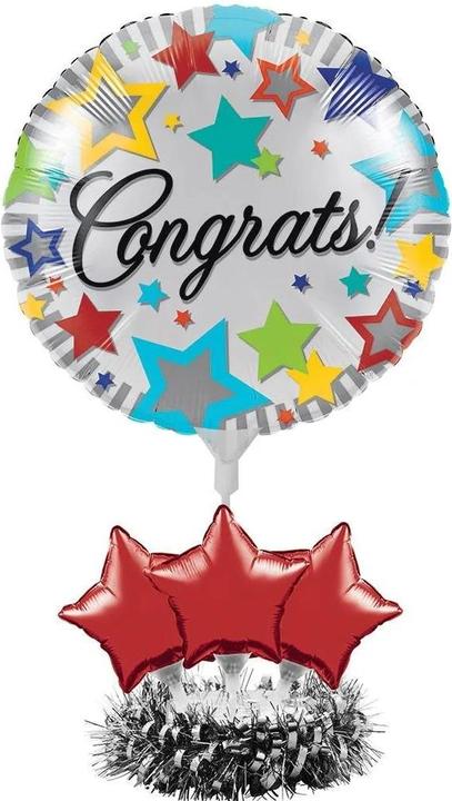 Produktbild Creative Party Herzstück Luftballons Congrats Set (4 x)