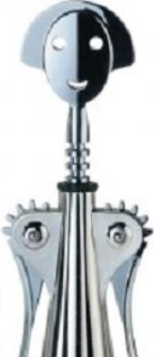 Actual product image Alessi Corkscrew silver coloured (Wing corkscrew)