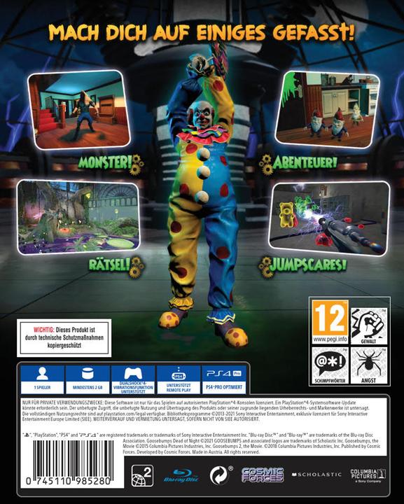 Image du produit GameMill Entertainment Chair de poule Dead of Night (PS4, DE)