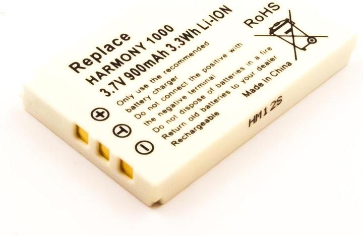 Produktbild AGI 74457 - Batterie/Akku - LOGITECH HARMONY 1000 - Weiss - Lithium-Ion (Li-Ion) - 80 (800 mAh)