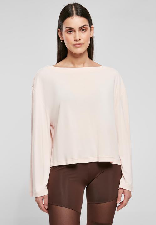 Immagine prodotto Urban Classics Donna Manica lunga corta in Modal con scollo a bateau (S)