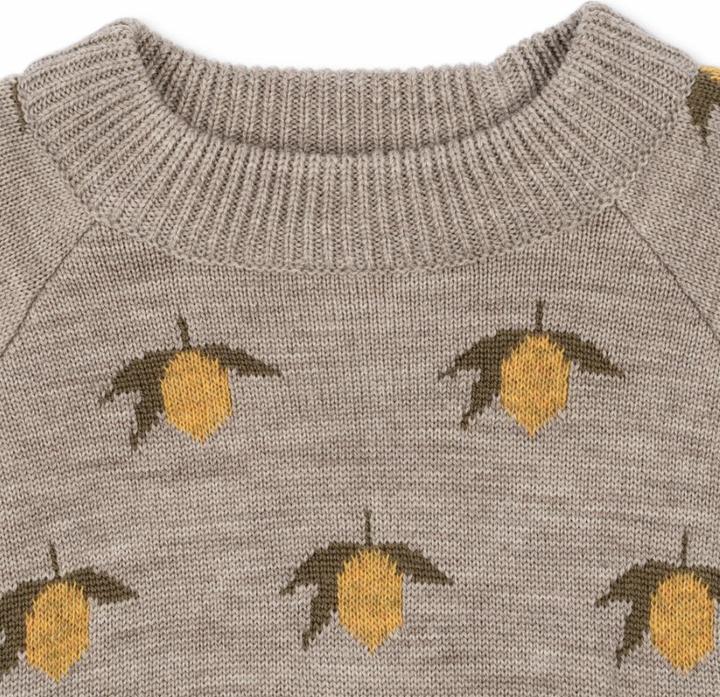 Produktbild Konges Slojd Belou Strickpullover Lemon (92)