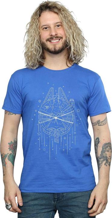 Star Wars Millennium Falcon Christmas Tree Delivery TShirt (L)
