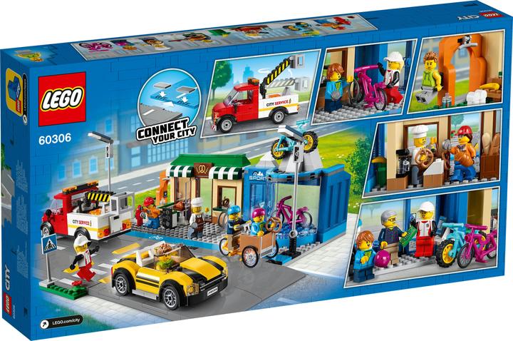 Produktbild LEGO Einkaufsstrasse mit Geschäften (60306, LEGO City)