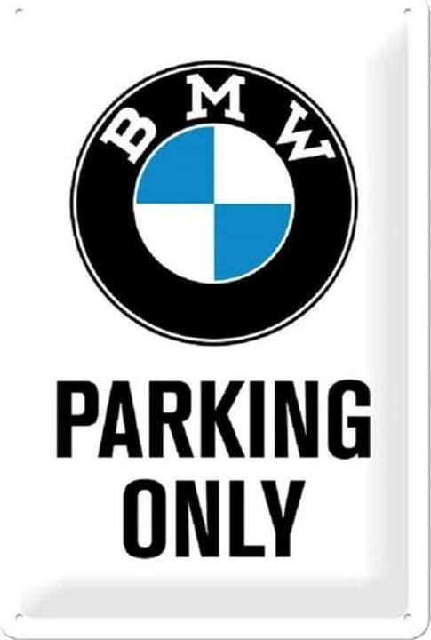 Nostalgic-Art Merchandising Panneau BMW Parking Only 20 x 30 cm, métal (20 x 30 cm)