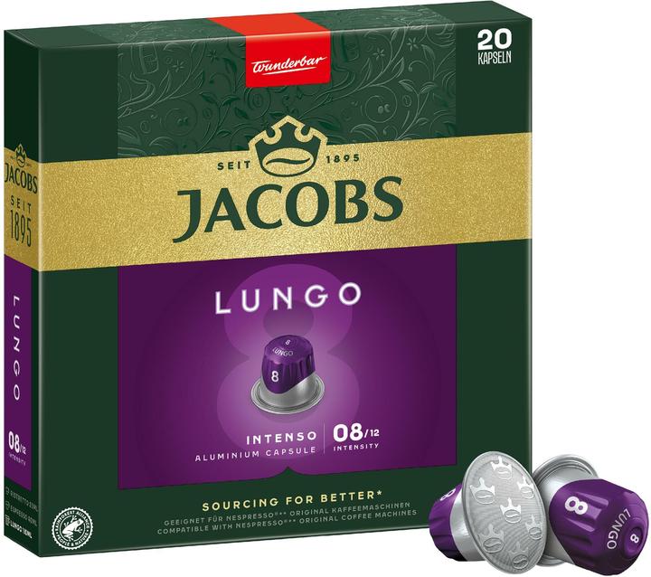 Produktbild Jacobs Lungo 8 Intenso (20 x Port.)