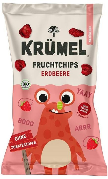 Produktbild Krümel Fruchtchips Erdbeere Bio (10 g)