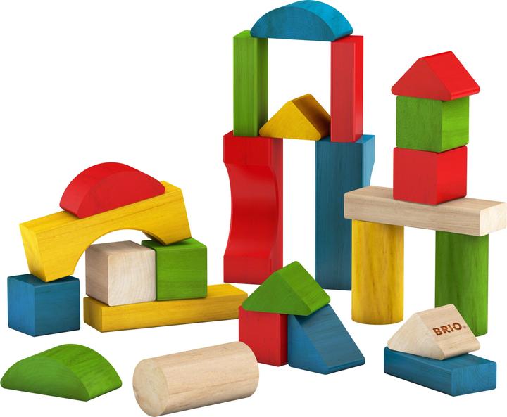 Produktbild Brio Bunte Holzbausteine 25 Teile