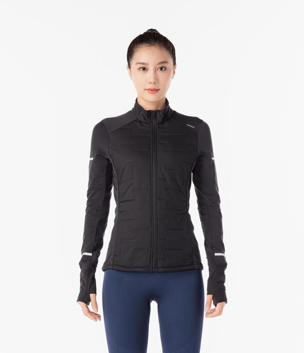 Produktbild Kiprun Laufjacke Damen warm - schwarz (40)