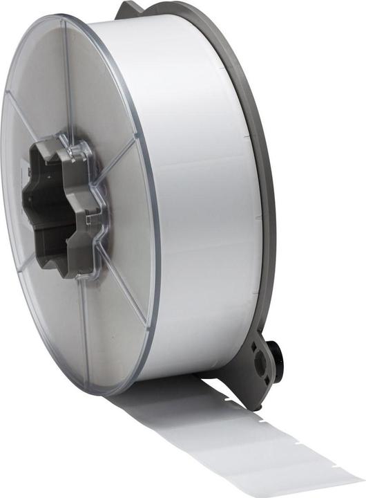 Produktbild Brady A55-3-483, Polyester, Weiss, glänzend, 50.80 x 38.10 mm, extra stark haftend, (3600 E.)