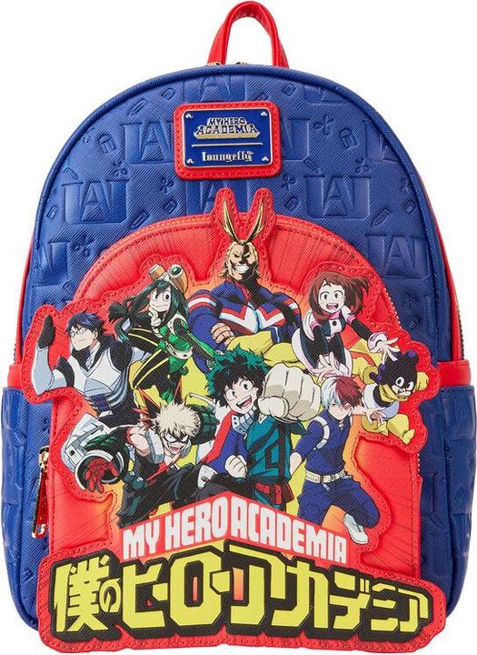 Actual product image Loungefly My Hero Academia by sac à dos Group Debossed Logo