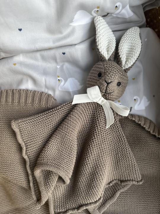Image du produit Copenhagen Vanilla - Cuddle Cloth Rabbit - Wood - 30 x 30 cm (CUDR8924) (30 x 30 cm)