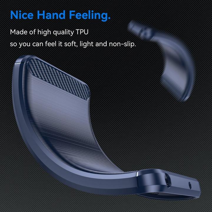 Actual product image König Design Case Mobile Protection for Sony Xperia 10 V Case Cover Cases Bumper Carbon Shell (Sony Xperia 10 V)