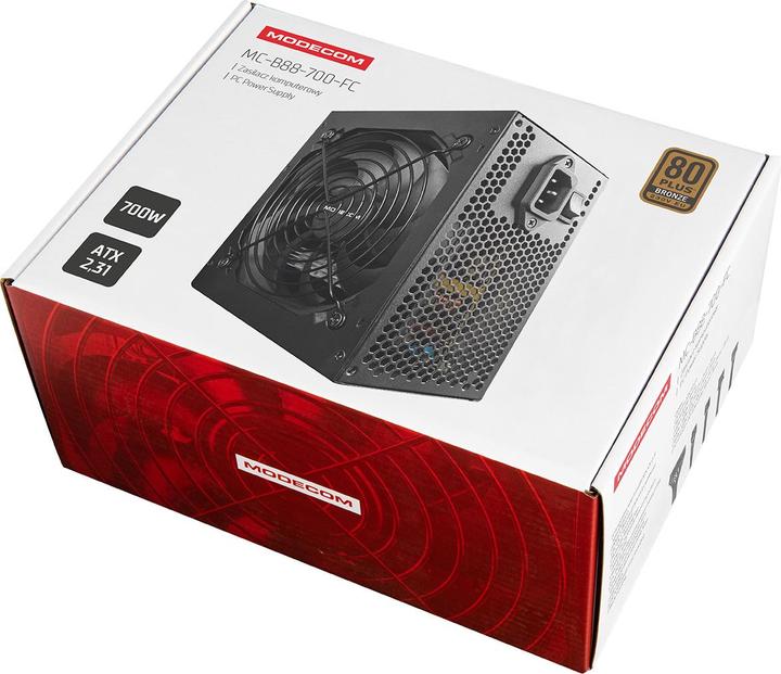 Immagine prodotto Modecom ZASILACZ MC-B88-700FC 80+ BRONZE 230V EU (700 W)
