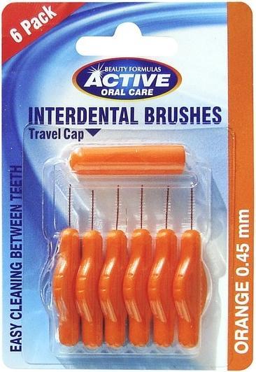 Beauty Formulas Active Oral Care - Interdental Brushes Interdental Cleaners 0.45Mm 6Pcs. (6 x, 0.45 mm)