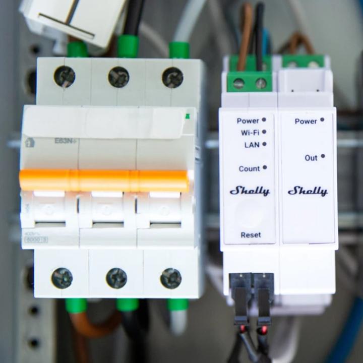 Produktbild Shelly Pro 3EM Switch Add-on (Schaltaktor)
