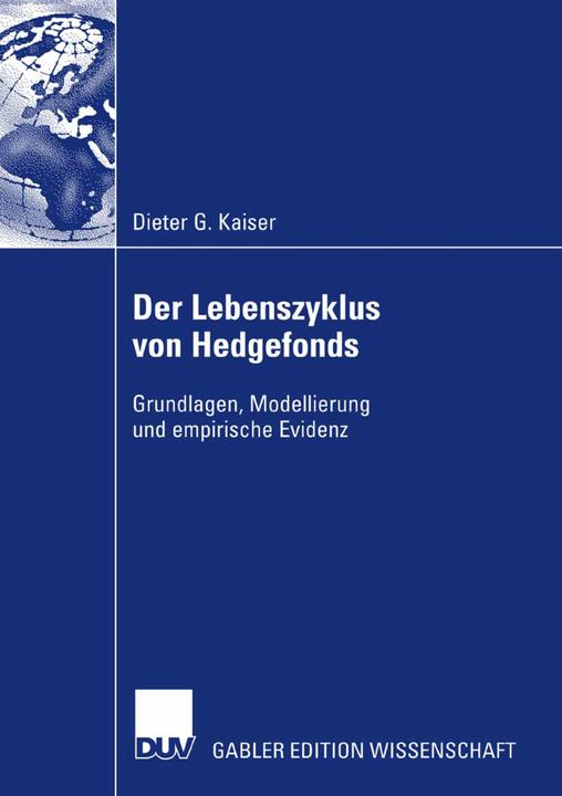 Produktbild Der Lebenszyklus von Hedgefonds (Niederländisch, Dieter G. Kaiser, 2007)