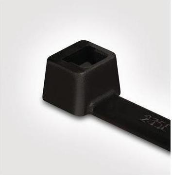 Actual product image HellermannTyton Cable tie black 390x4,7mm (Plastic cable ties, 390 mm, 100 pcs.)