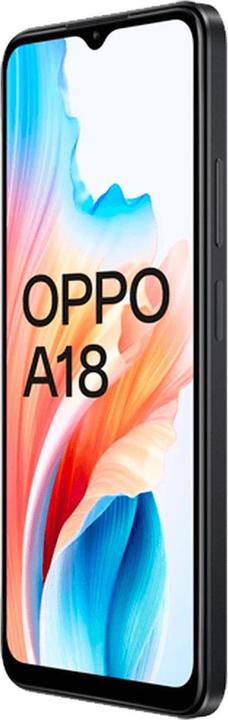 Actual product image OPPO A18 (128 GB, Glowing Black, 6.56", Dual SIM, 8 Mpx, 4G)
