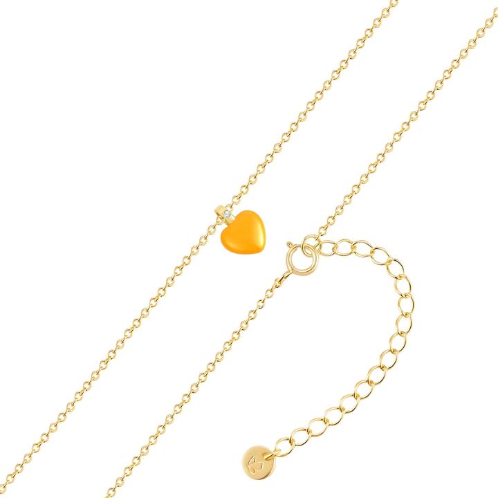 Immagine prodotto Glanzstücke München Collana da donna con cuore in argento - 35932 (Argento, 40 - 45 cm)